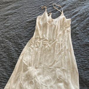 Beautiful, light-as-air, cream/nude, silk slip from J Crew